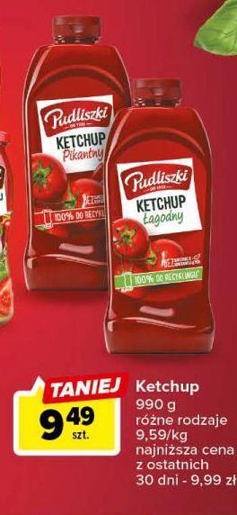 Carrefour Ketchup pikantny pudliszki oferta