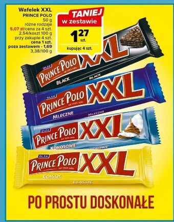 Carrefour Wafelek black prince polo xxl oferta