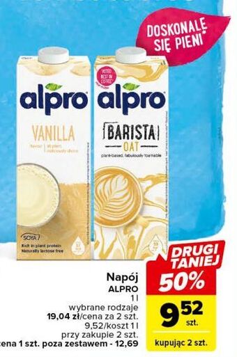 Carrefour Napój owsiany barista alpro oferta