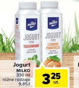 Carrefour Jogurt czerwona pomarańcza milko oferta