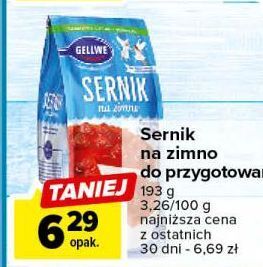 Carrefour Sernik na zimno gellwe oferta