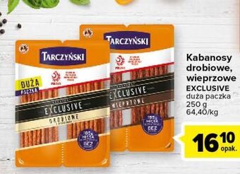 Carrefour Kabanosy wieprzowe tarczyński kabanos exclusive oferta