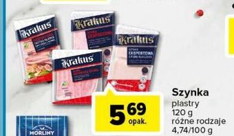 Carrefour Szynka z piersi kurczaka krakus animex oferta