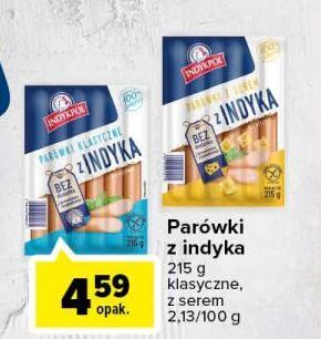 Carrefour Parówki z indyka klasyczne indykpol oferta