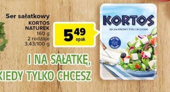 Carrefour Kortos ser sałatkowy turek naturek oferta