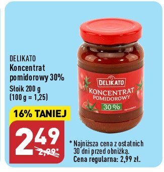 ALDI Koncentrat pomidorowy oferta