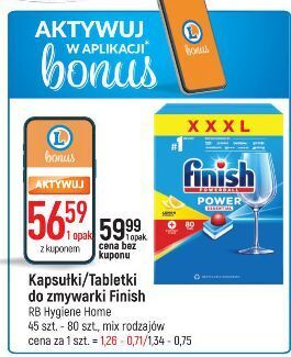 E.Leclerc Tabletki do zmywarek lemon finish power essential oferta