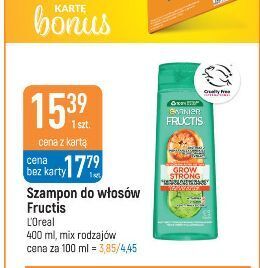 E.Leclerc Szampon wzmacniający przeciw wypadaniu, do włosów osłabionych garnier fructis grow strong oferta
