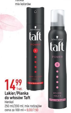 Pianka do włosów taft power