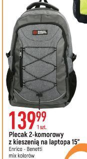 E.Leclerc Plecak z kieszenią na laptopa enrico benetti oferta