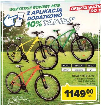 Carrefour Rower mtb 27.5'' oferta