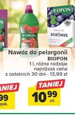 Carrefour Nawóz do pelargonii biopon oferta