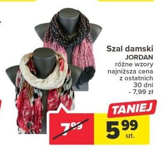 Carrefour Szal damski jordan oferta