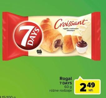 Carrefour Express Croissant z nadzieniem o smaku kakaowym 7 days oferta