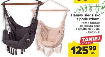Carrefour Hamak siedzisko z poduszkami oferta