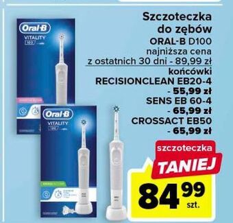 Carrefour Końcówki do szczoteczki eb50 oral-b cross action oferta