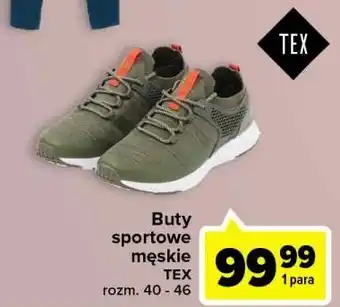 Carrefour Buty sportowe męskie rozm. 40-46 tex oferta