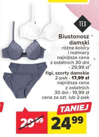 Carrefour Biustonosz damski tex oferta