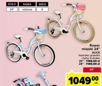 Carrefour Rower miejski alice 26 oferta