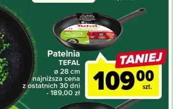 Carrefour Patelnia so recycled 28 cm tefal prod oferta