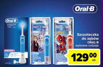 Carrefour Szczoteczka elektryczna spiderman oral-b d12 kids oferta