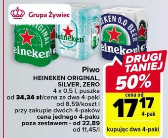Carrefour Piwo heineken silver oferta