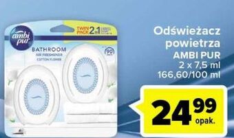 Carrefour Odświeżacz powietrza cotton flower ambi pur bathroom oferta