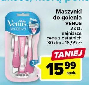 Carrefour Maszynki do golenia gillette venus sensitive oferta