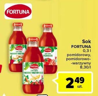 Carrefour Sok 100% pomidorowo-warzywny z żeń-szeniem fortuna oferta
