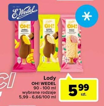 Carrefour Lód oh! kwiat wiśni e. wedel oh! oferta