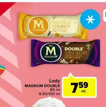 Carrefour Lód double sunflower algida magnum oferta