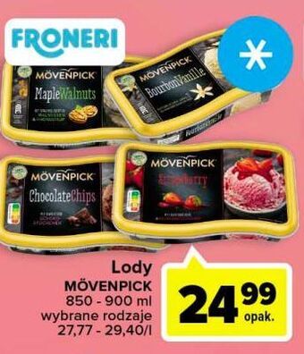 Carrefour Lody bourbon vanilla movenpick premium ice cream oferta