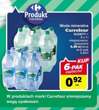 Carrefour Woda gazowana carrefour sudety+ oferta