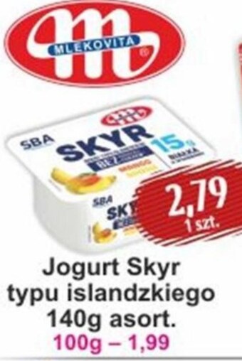 Społem Jogurt mlekovita oferta
