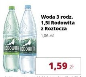 Wszystkie Promocje Na Rodowita Z Roztocza Naturalna Woda Mineralna