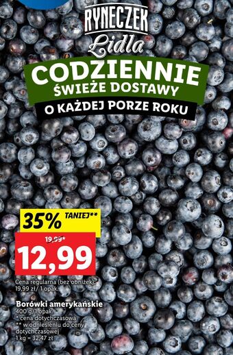 Lidl Borówki amerykańskie oferta