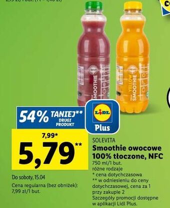 Lidl Smoothie pink solevita oferta