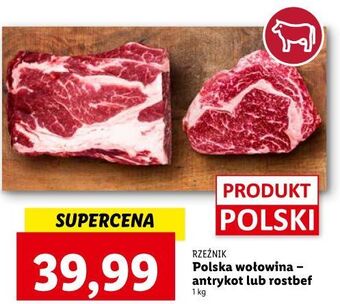 Lidl Stek z rostbefu wołowego rzeźnik codzienna dostawa oferta
