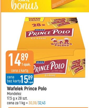E.Leclerc Wafelek classic prince polo oferta