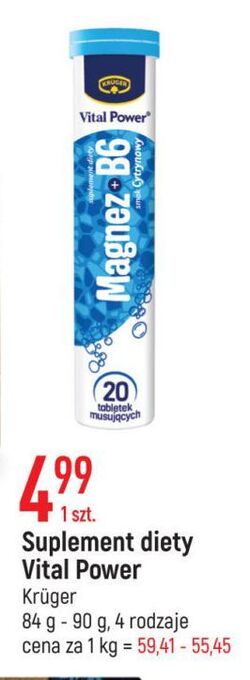 E.Leclerc Tabletki musujące magnez + b6 kruger oferta