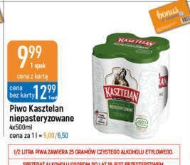E.Leclerc Piwo kasztelan niepasteryzowane oferta