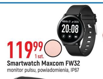 E.Leclerc Smartwatch fit fw32 neon różowy maxcom oferta