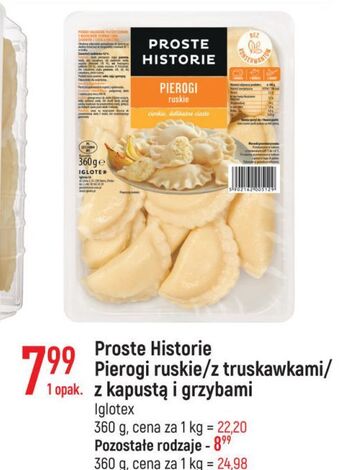 E.Leclerc Pierogi z truskawkami iglotex proste historie oferta