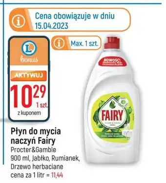 E.Leclerc Płyn do mycia naczyń apple fairy oferta