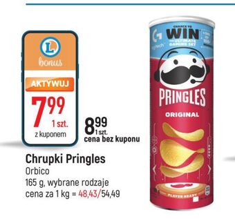 E.Leclerc Chipsy original pringles oferta