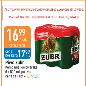 E.Leclerc Piwo żubr 1768 oferta