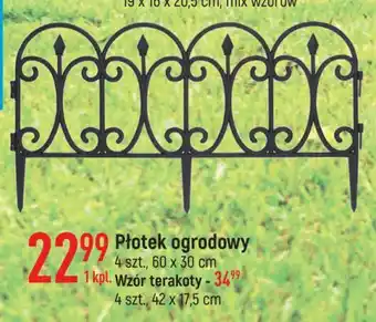 E.Leclerc Płotek ogrodowy 60 x 30 cm oferta