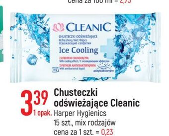 E.Leclerc Chusteczki ice cooling cleanic oferta