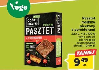 Carrefour Pasztet pieczony z pomidorami dobra kaloria oferta
