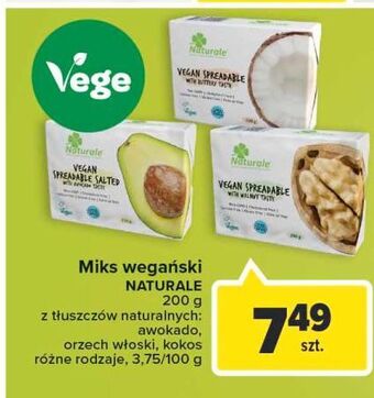 Carrefour Tłuszcz wegański do smarowania o smaku orzecha naturale oferta